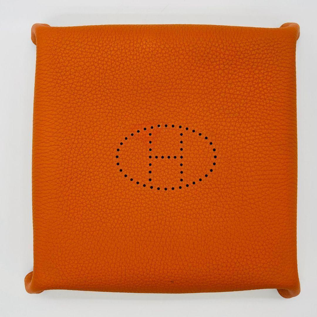 エルメス　ヴィドポッシュ D刻印 オレンジ レザー トリヨンクレマンス