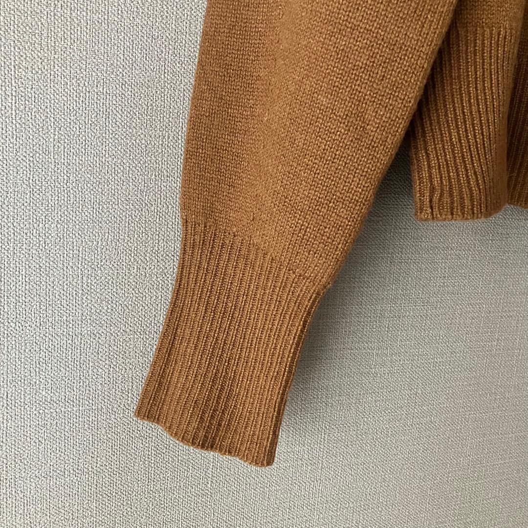 【美品】Theory セオリー カシミヤ100% ニット セーター ブラウン