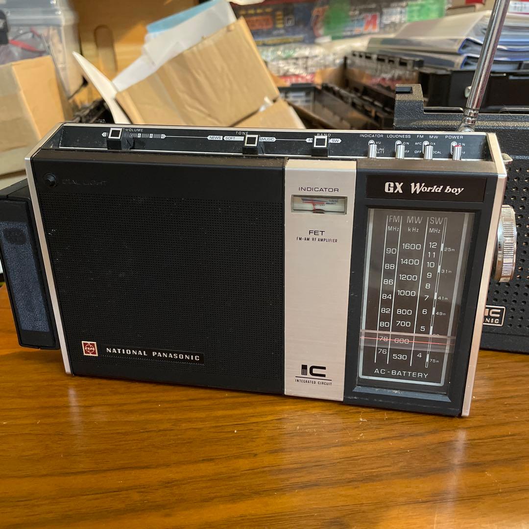 National Panasonic GX World Boy ラジオRF858