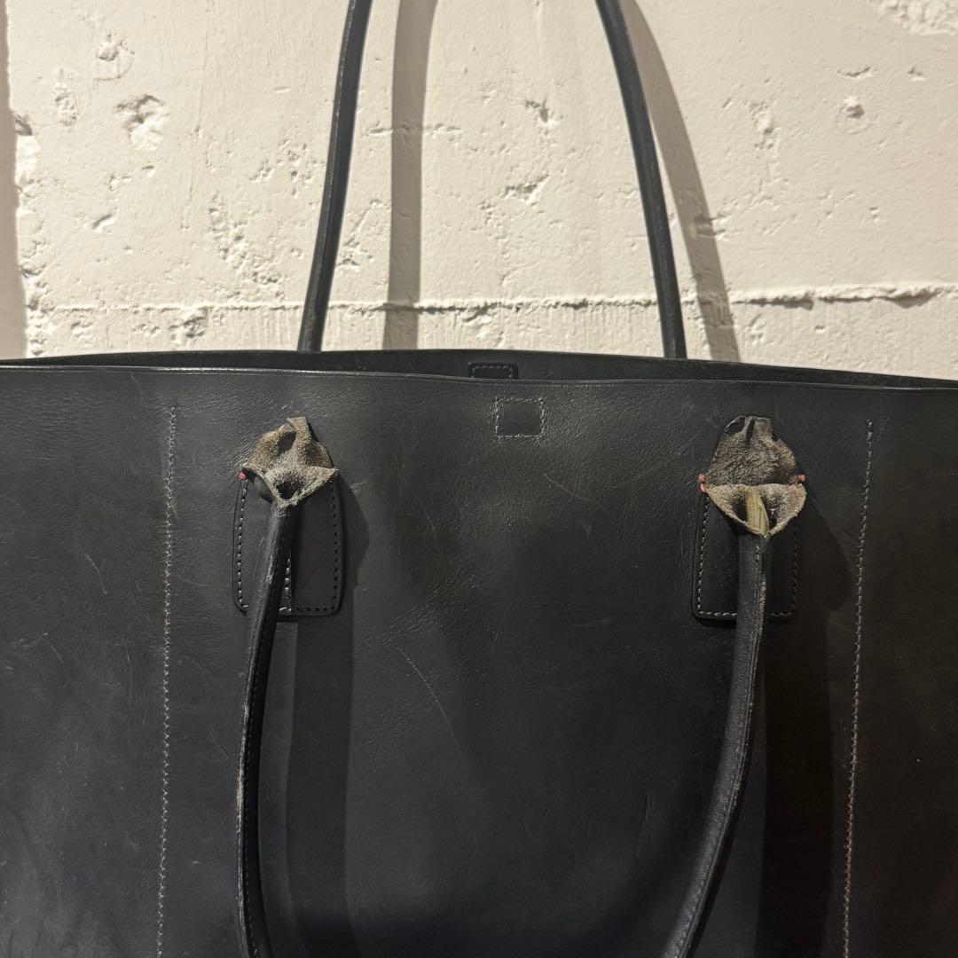 ダニエル&ボブ ユニセックス レザートートバッグ　黒