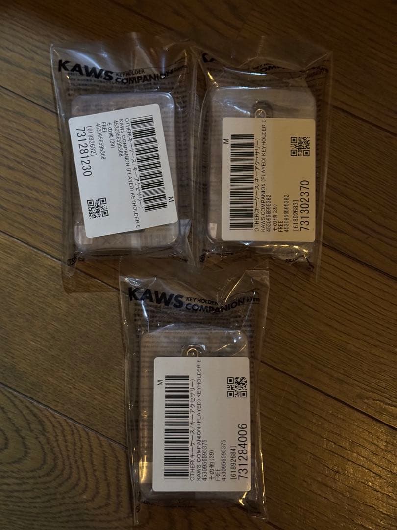 KAWS COMPANION (FLAYED) KEYHOLDER 3種セット