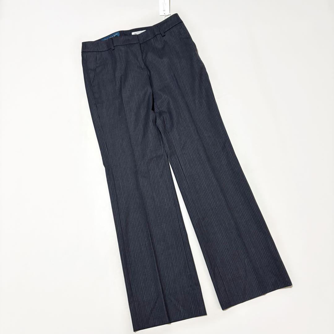 新品✨️スーツカンパニー　セットアップ　ストライプグレー　Lサイズ ウォッシャブル