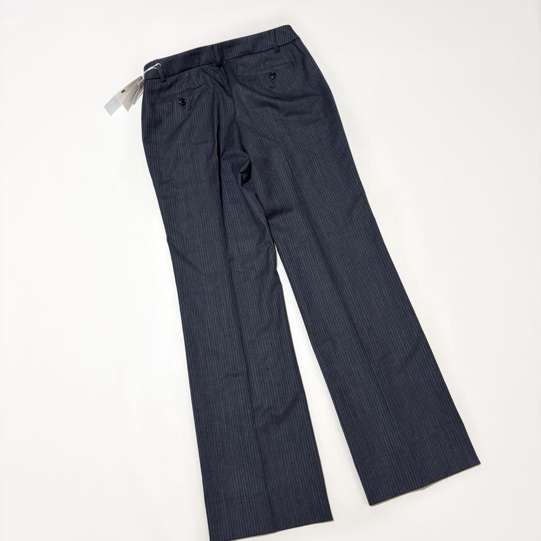 新品✨️スーツカンパニー　セットアップ　ストライプグレー　Lサイズ ウォッシャブル