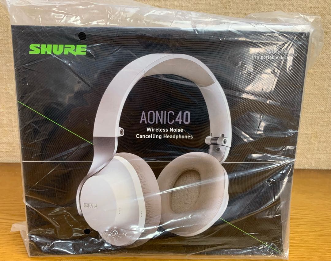 SHURE AONIC 40 ワイヤレスノイズキャンセリングヘッドホン ホワイト