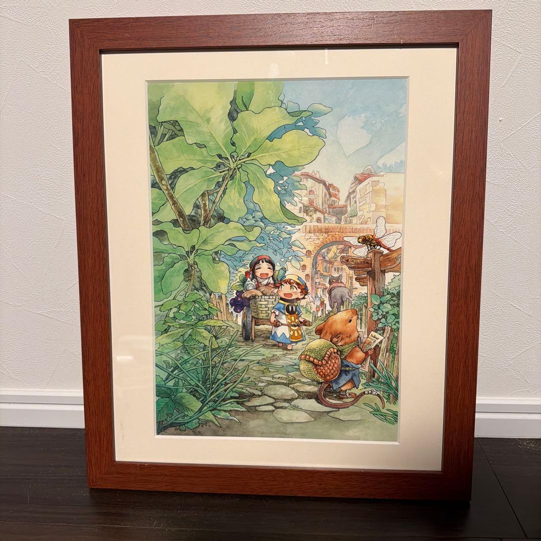 ハクメイとミコチ　高級複製原画　11巻裏表紙