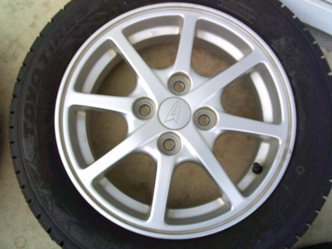 送料込★新品トーヨースタッドレス+ダイハツ純正★155/65R14★24年製★