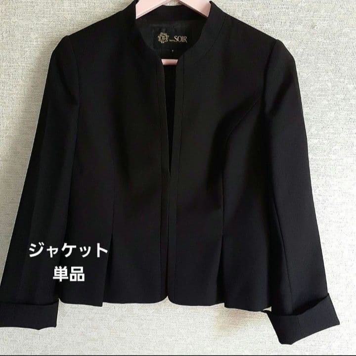 7号【東京ソワール】ブラックフォーマル　礼服　喪服　ジャケット&ワンピース