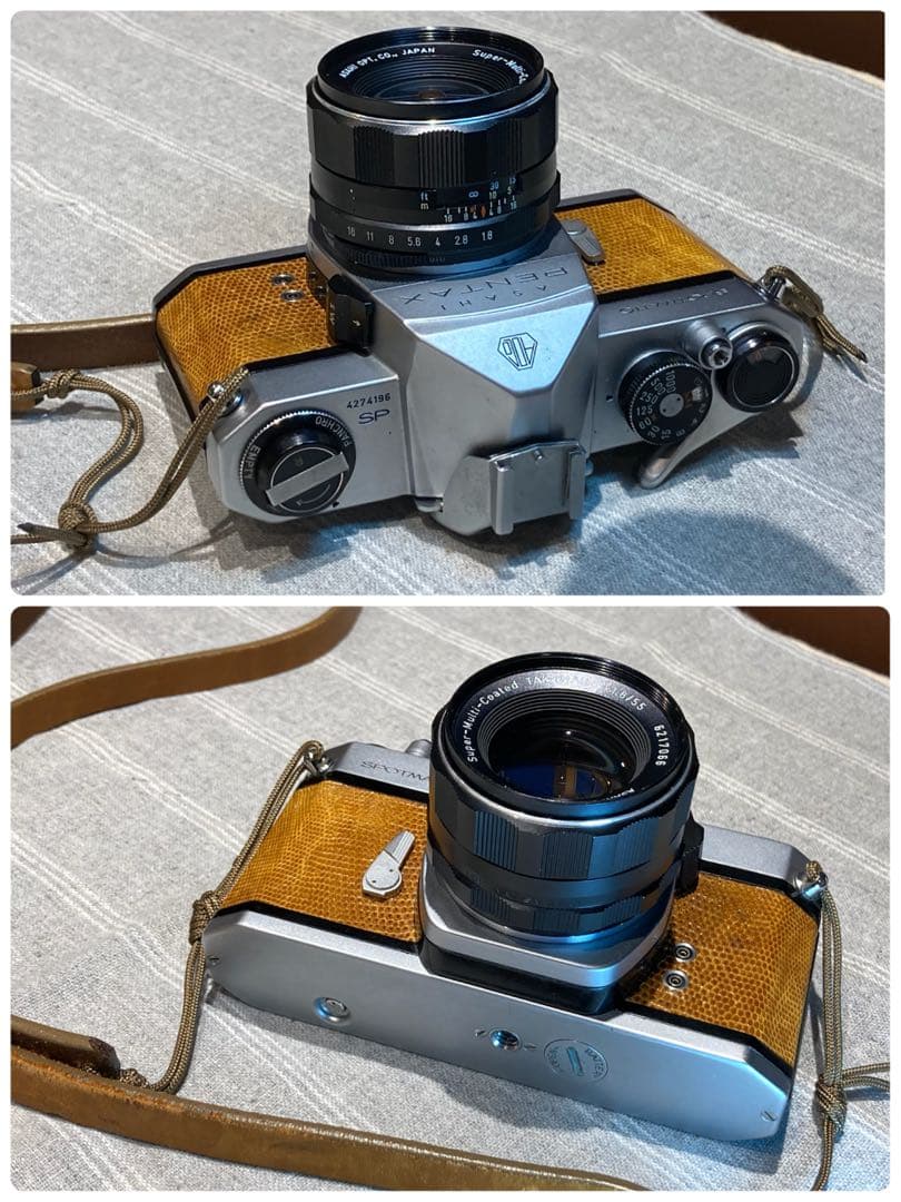 入門に！★PENTAX SP★レンズセット★完動品＊初期保証＊リザード本革外装