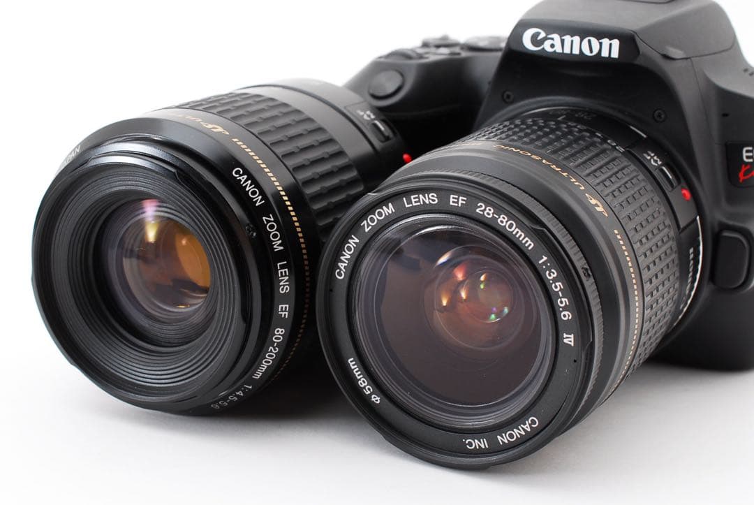 ☆美品☆キャノン☆canon kiss x10☆標準＆望遠ダブルレンズセット