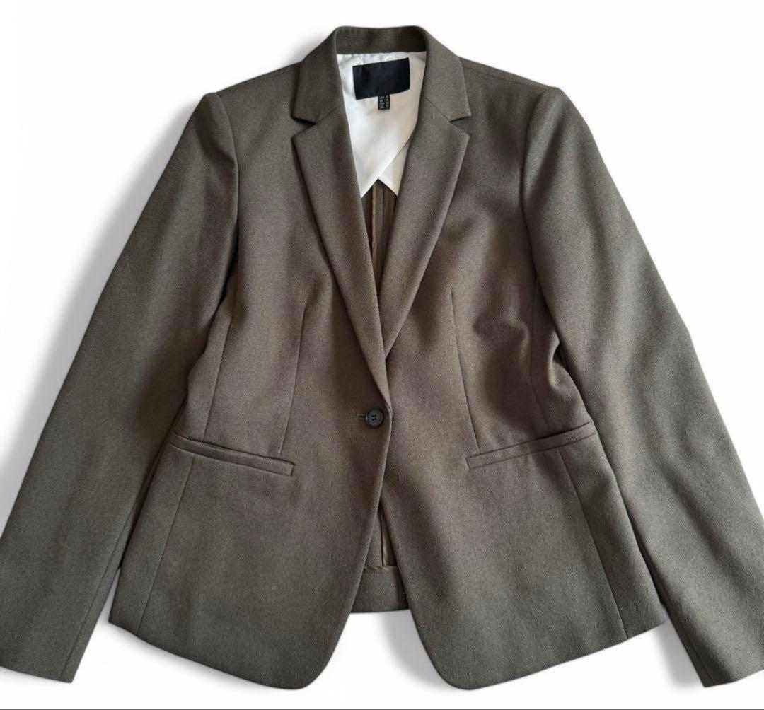 美品　ICB　Warm ette　スーツセットアップ　カーキ　L