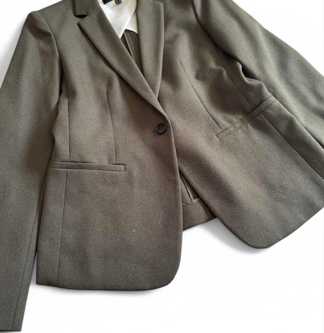 美品　ICB　Warm ette　スーツセットアップ　カーキ　L