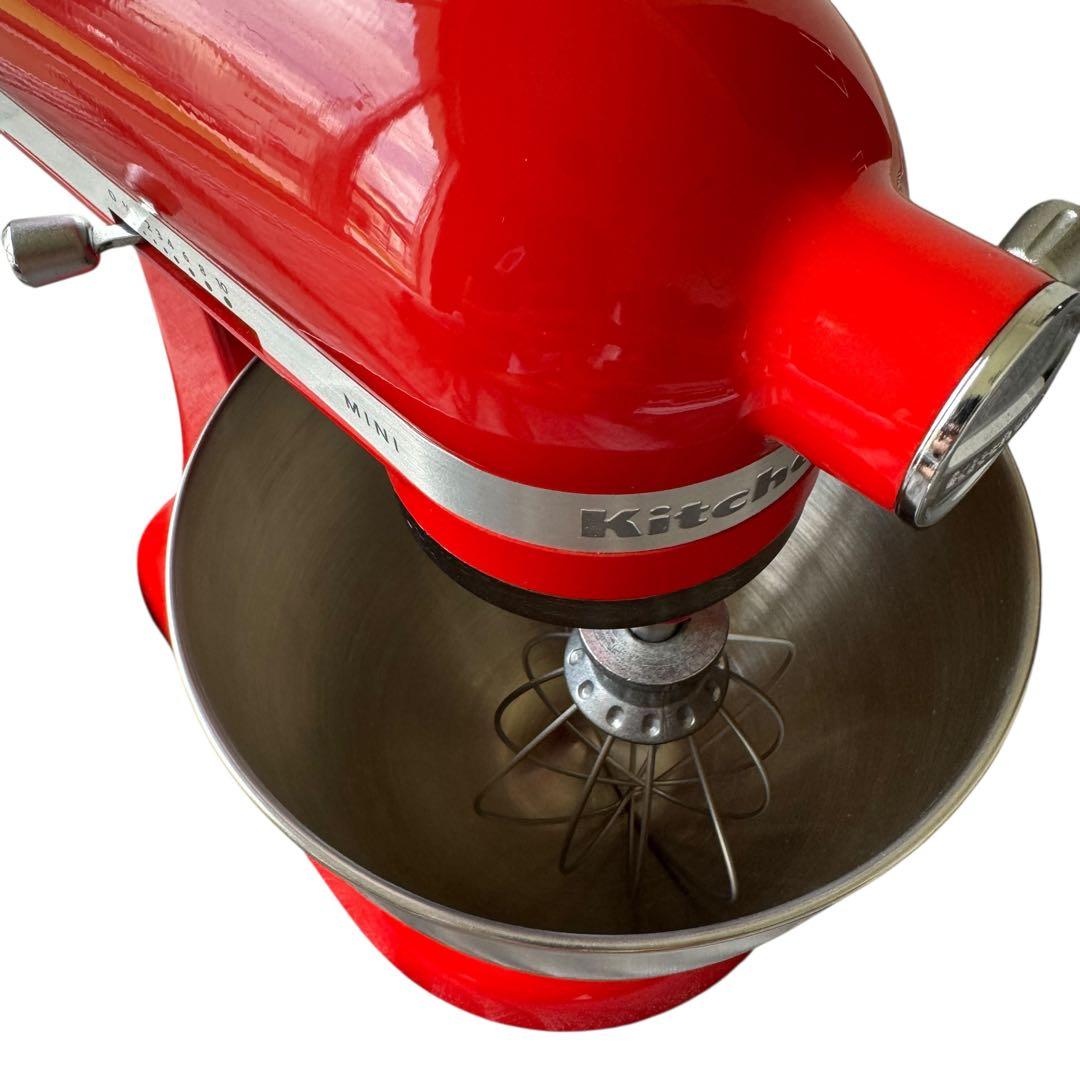 キッチンエイド アルチザンミニミキサー 3.3Lフードグラインダーセット レッド