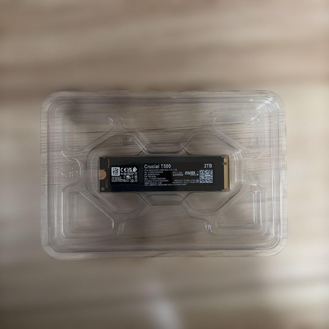 Crucial T500 2TB SSD PCIe Gen 4 ②