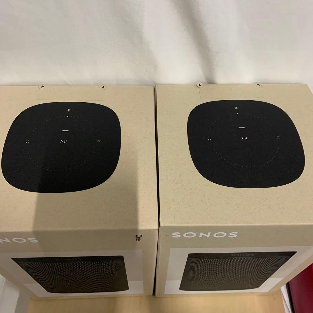 （新品未開封）Sonos One 　ブラック 2個セット
