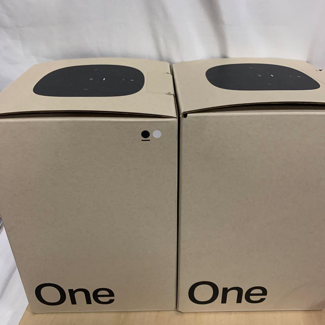（新品未開封）Sonos One 　ブラック 2個セット