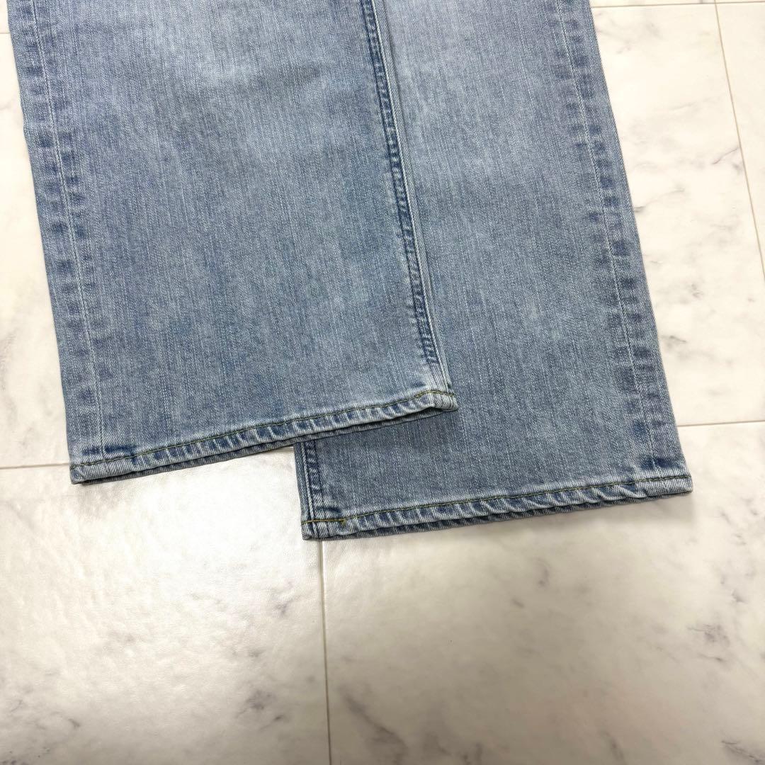 【タグ付き】 未使用 YANUK ルーズストレート\"JOAN\" ブルーデニム23