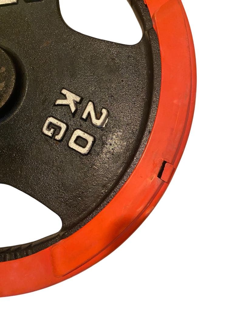 iROTEC 20kg ダンベルプレート ２枚 1/2梱包その②