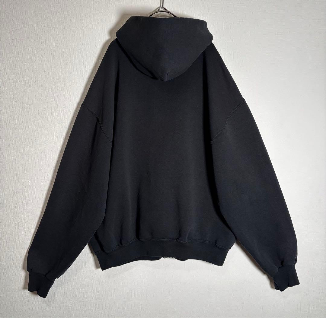 RUSSELL ATHLETIC 無地　裏起毛　ジップアップパーカー