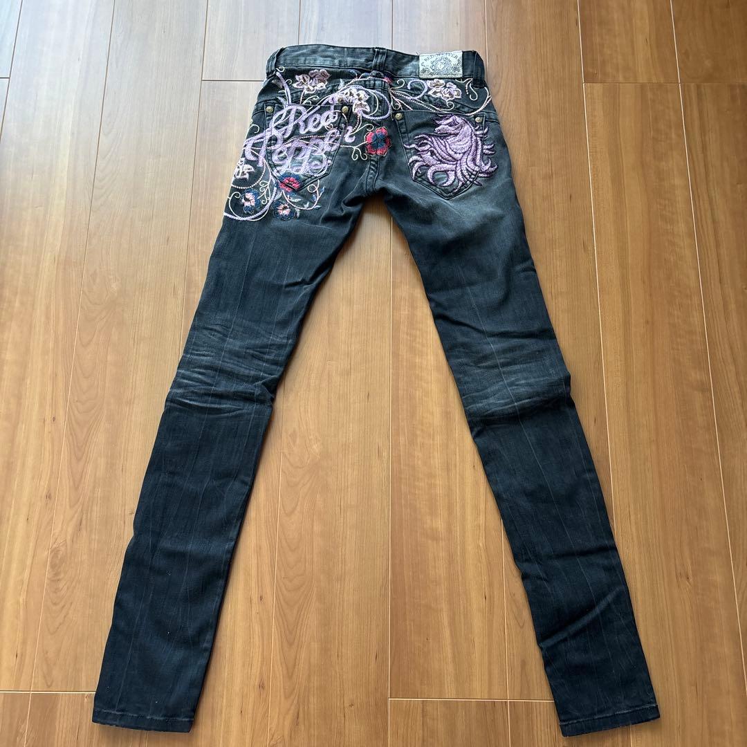 REDPEPPER 花と馬 デニムパンツ 25インチ