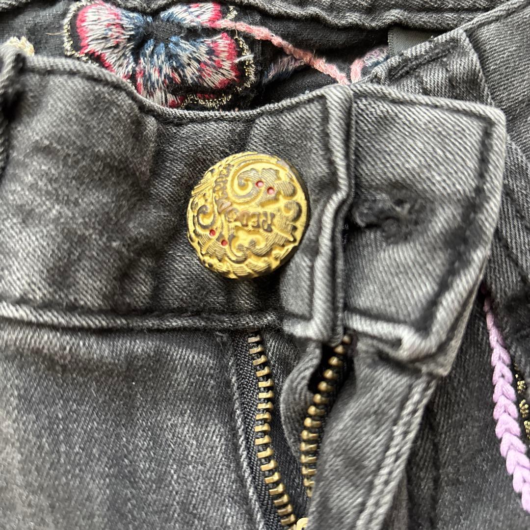 REDPEPPER 花と馬 デニムパンツ 25インチ