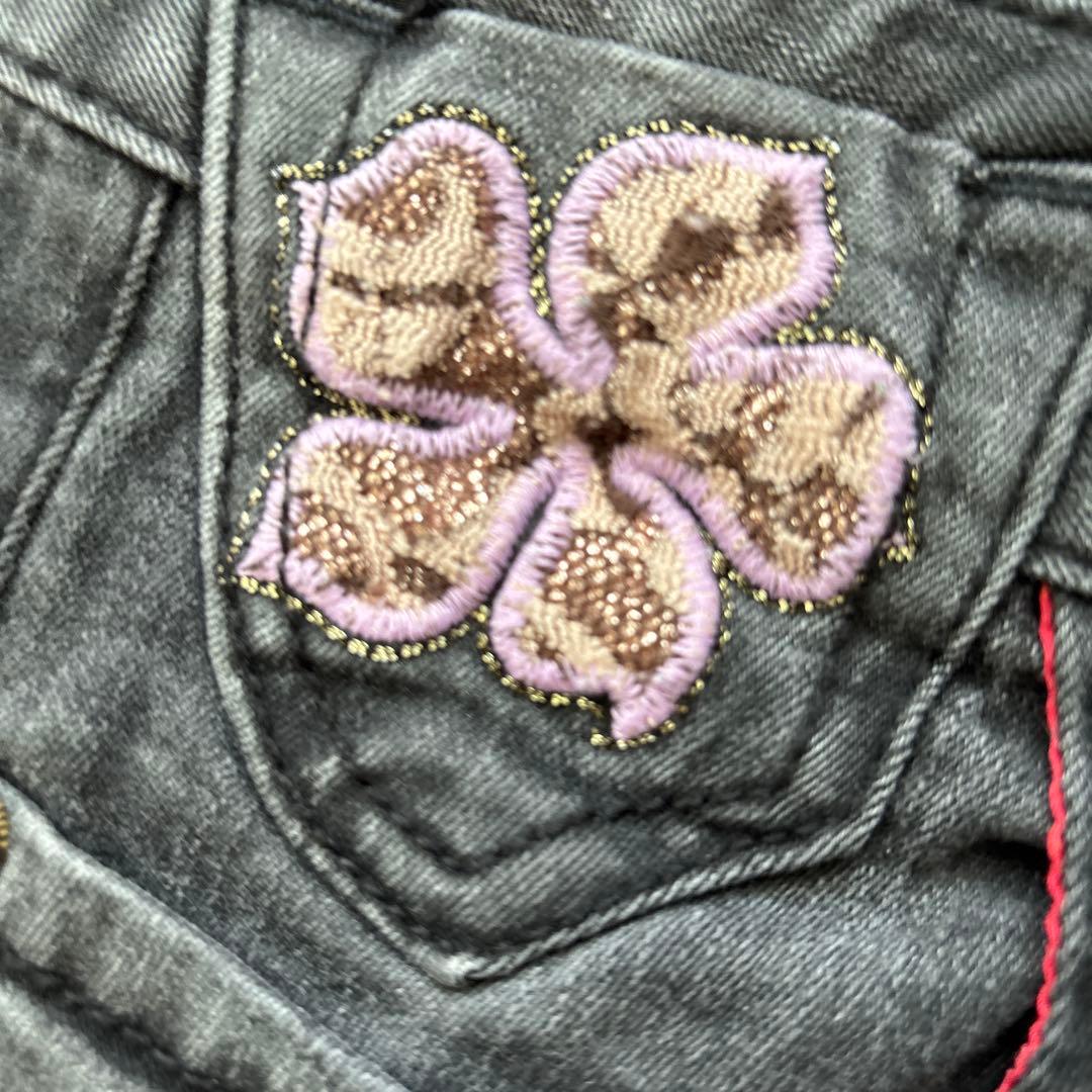 REDPEPPER 花と馬 デニムパンツ 25インチ