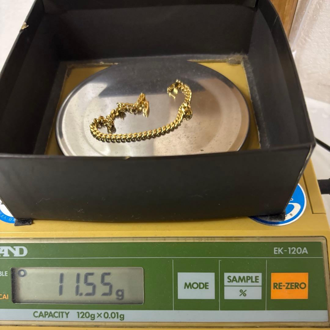 【新品】18金　k18 喜平ブレスレット2面　11.5g 18cm