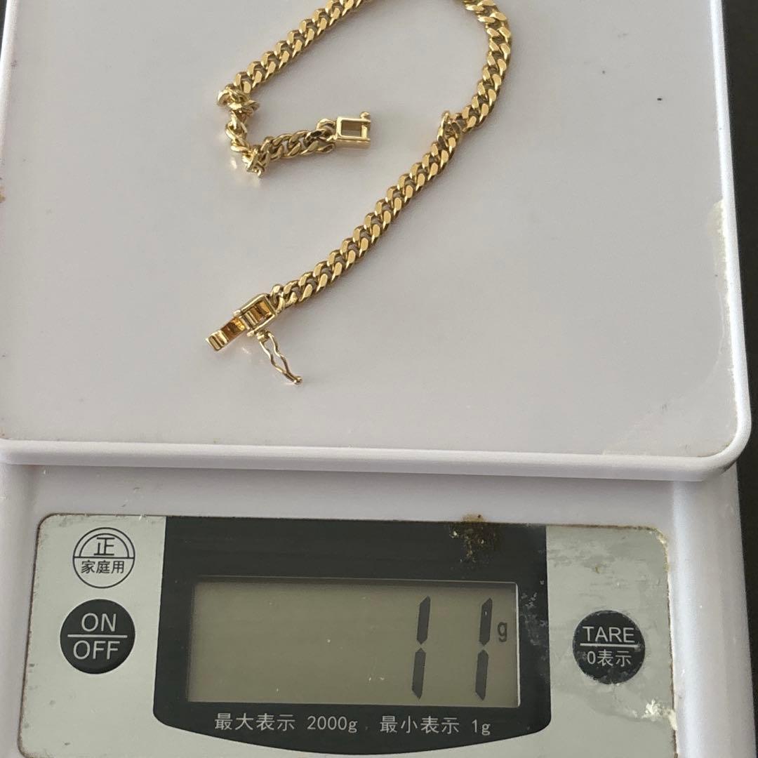 【新品】18金　k18 喜平ブレスレット2面　11.5g 18cm