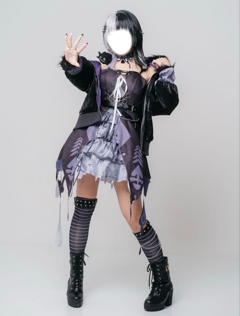 ホロライブ シオリ・ノヴェラ コスプレ衣装 靴付き