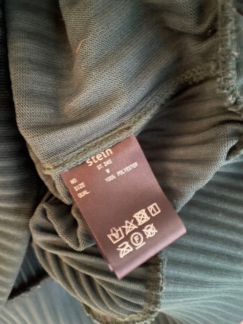 【半額以下！】ssstein / Pleated Knit Crew Neck