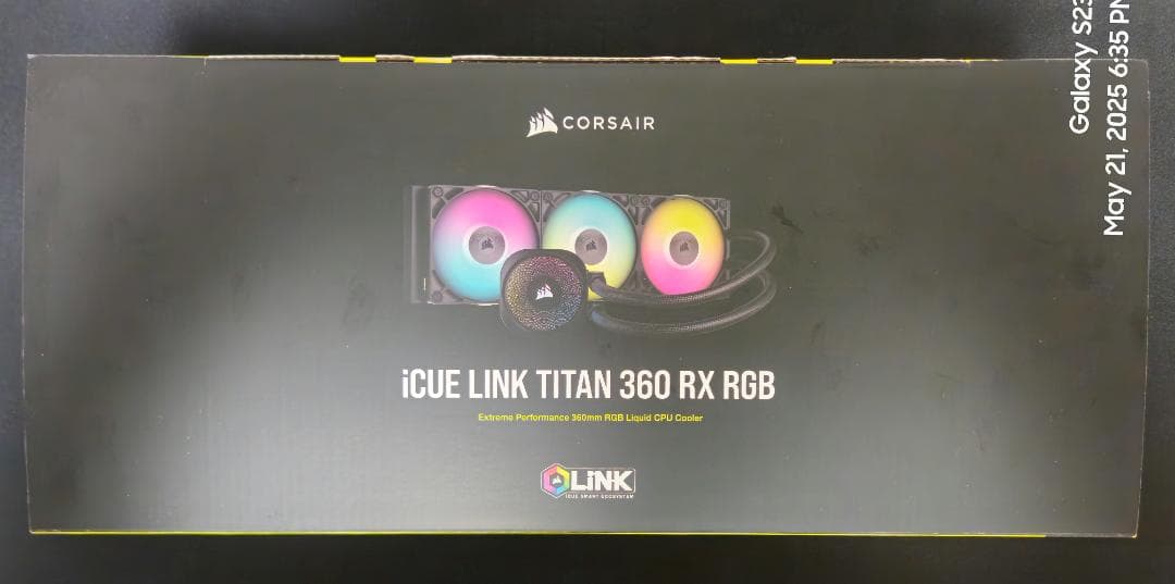 Corsair iCUE LINK TITAN 360 RX RGB 冷却器