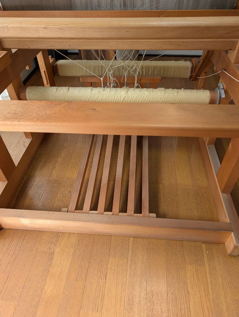 【jmwag＆d】 藤倉紡織機TT90（旧型）4枚綜絖6本踏み木/筬・綜絖