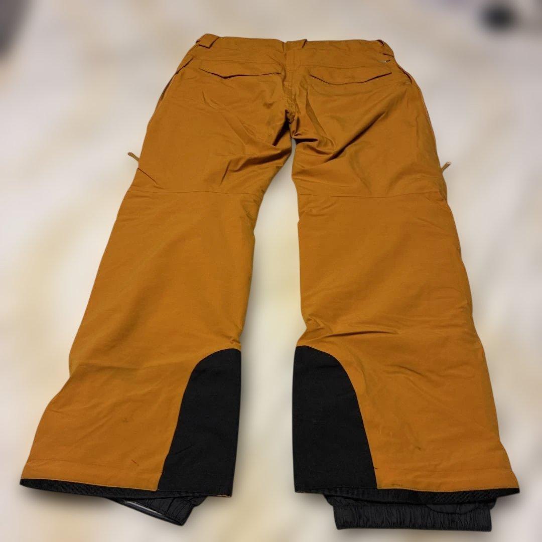 スキースノーボード　サロモンウェア ダークグリーン/オレンジパンツ