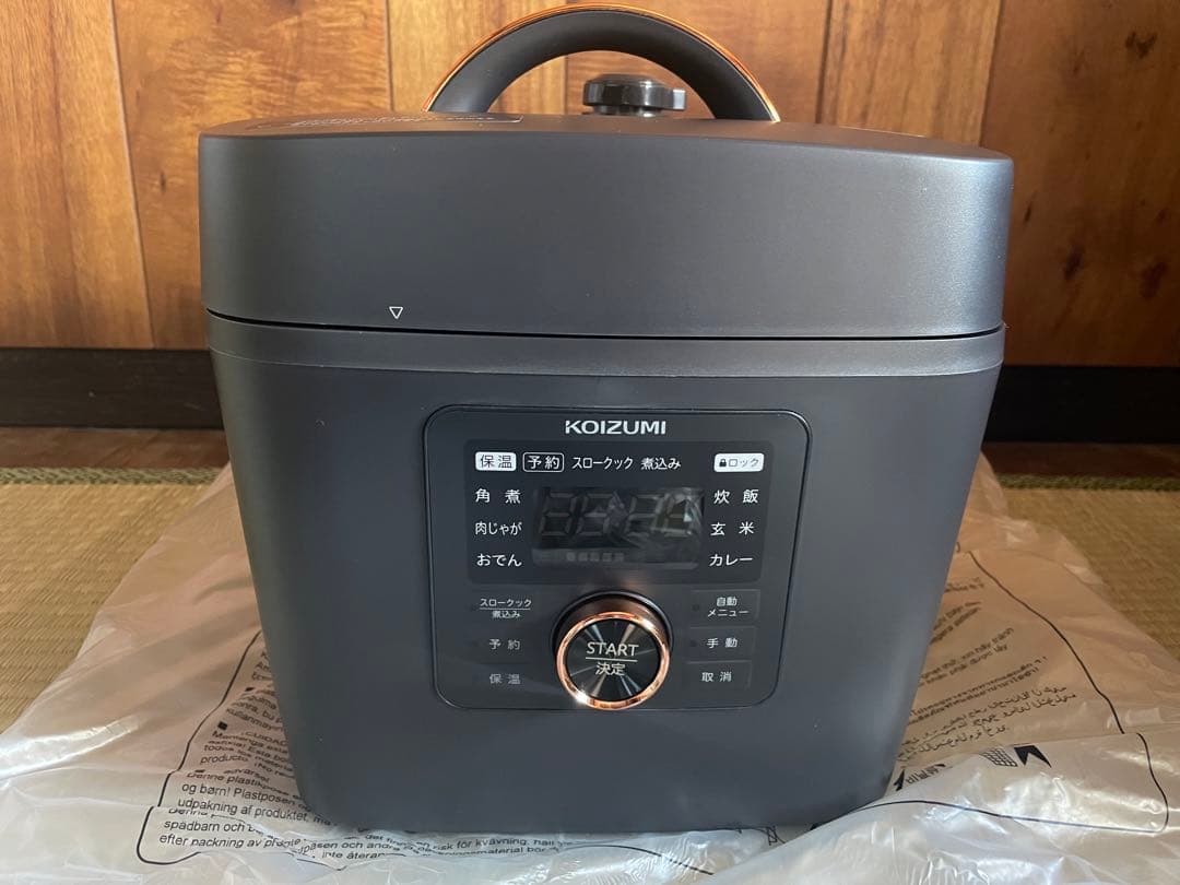新品 KOIZUMI マイコン電気圧力鍋 Pressure Cooker