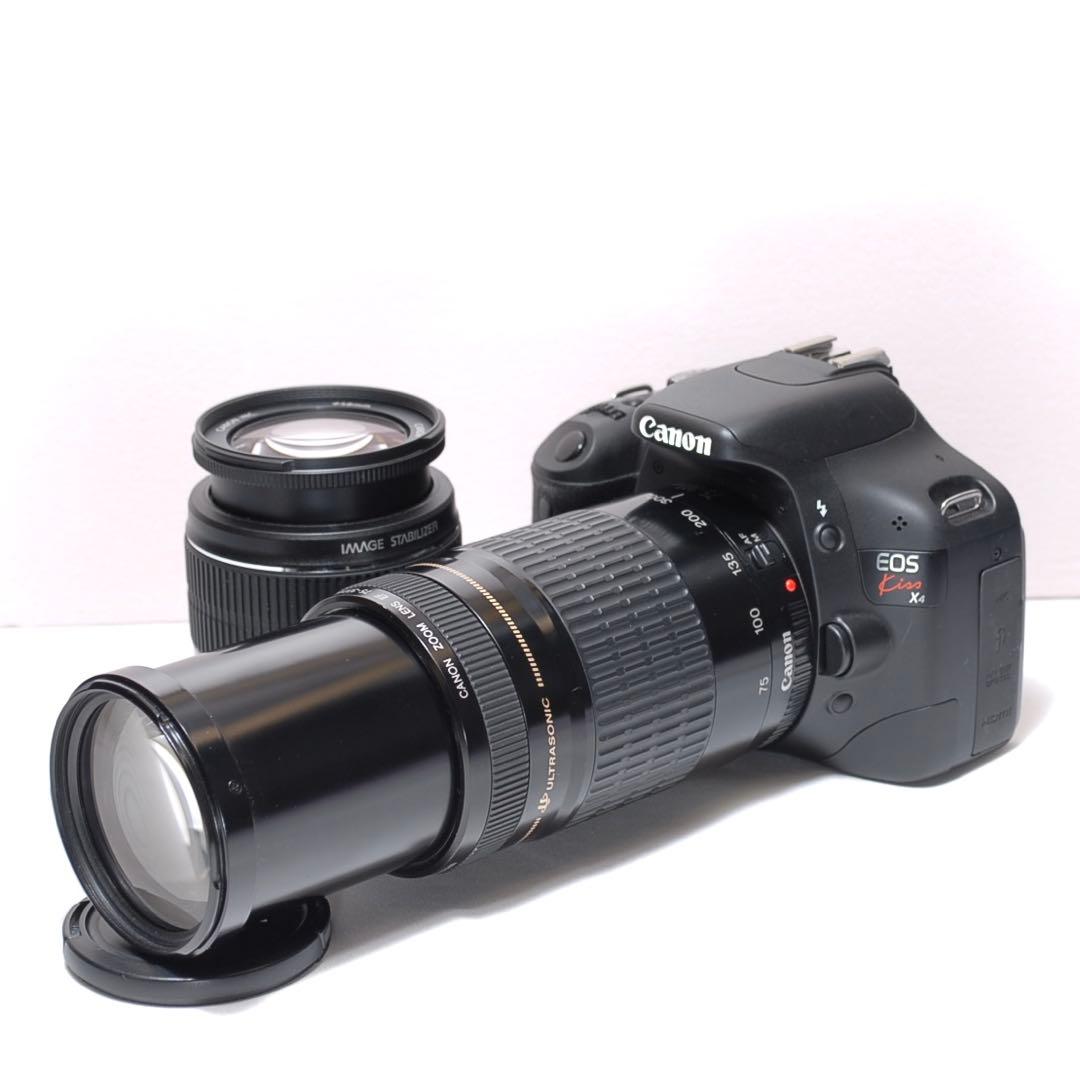 スポーツ観戦に✨Canon Kiss X4✨ダブルレンズ✨スマホ転送◎