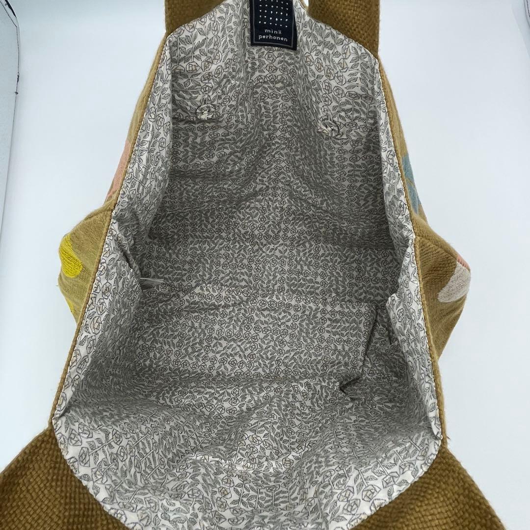 【T9】ミナペルホネン　トートバッグ　パニーニバッグ