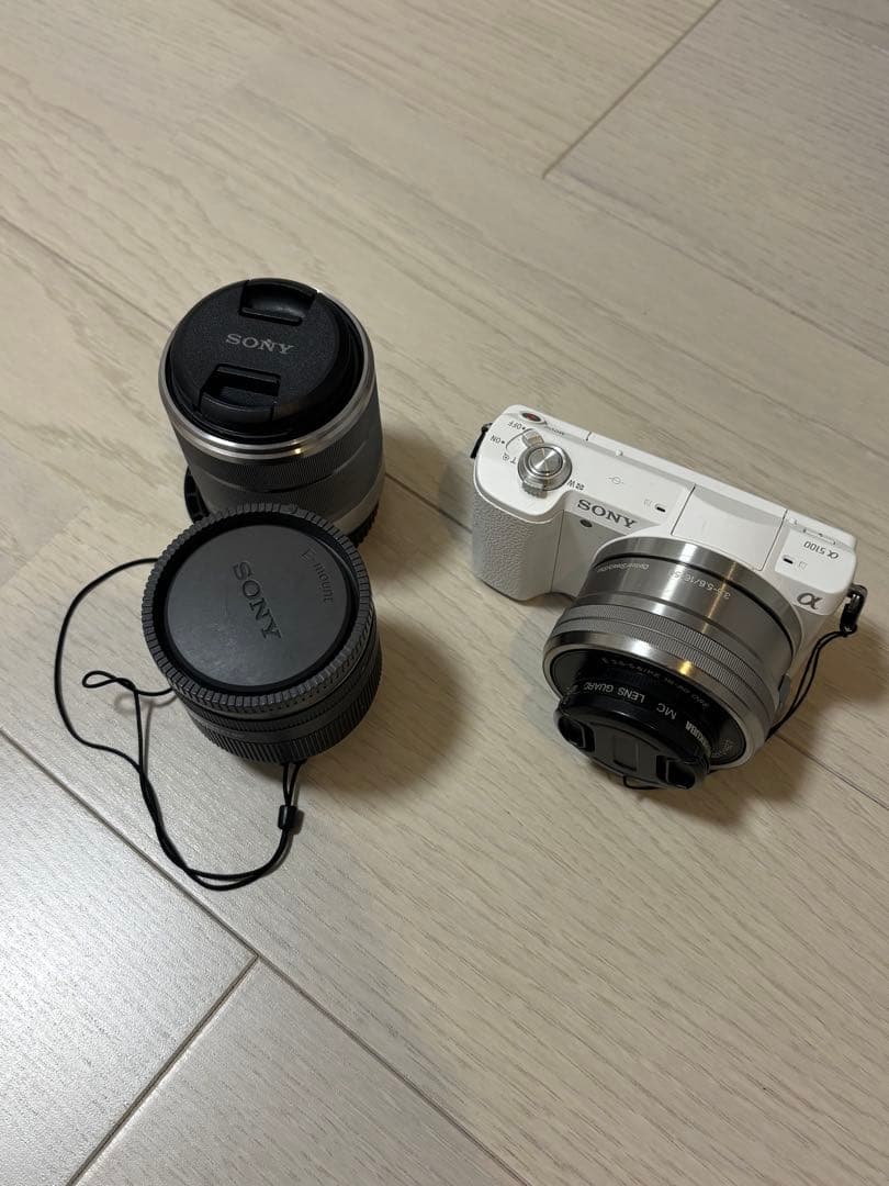 SONY a5100 ミラーレス、レンズ3本