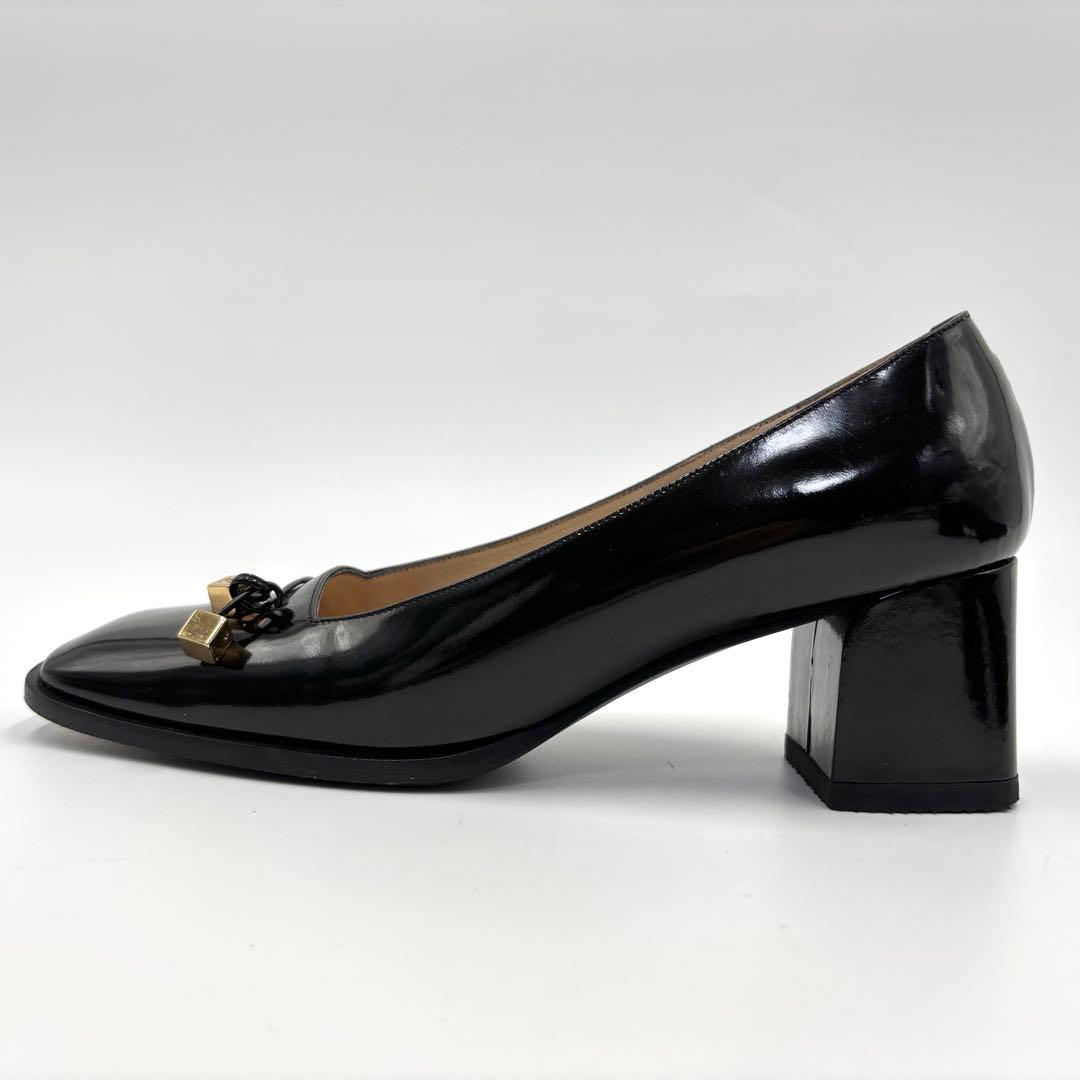 LOUIS VUITTON ルイヴィトン パンプス スクエア ロゴキューブ