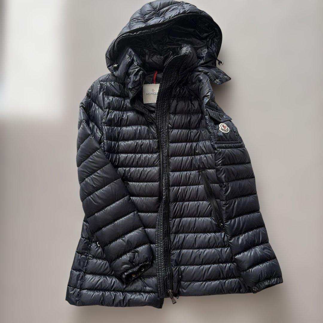 MONCLER ブラックダウンジャケット サイズ1