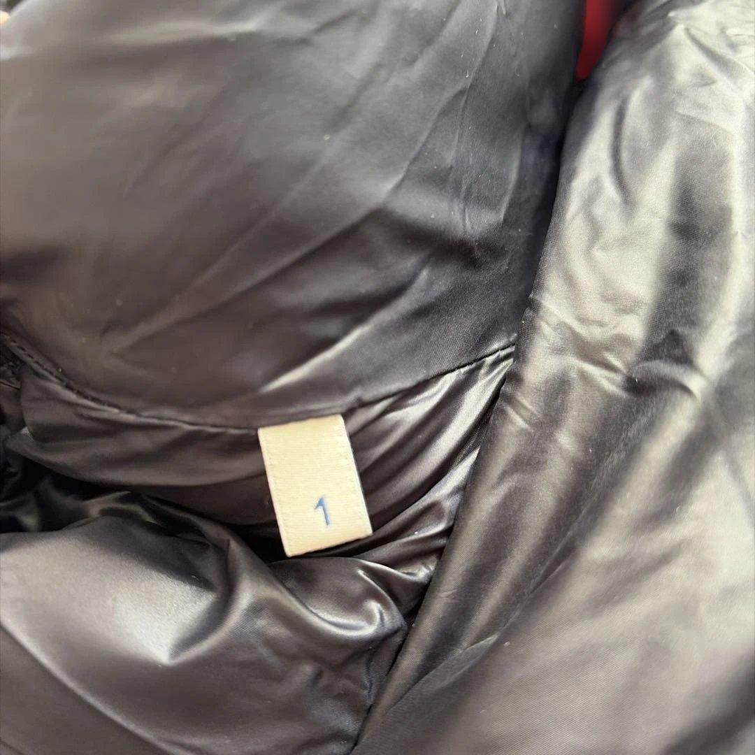 MONCLER ブラックダウンジャケット サイズ1