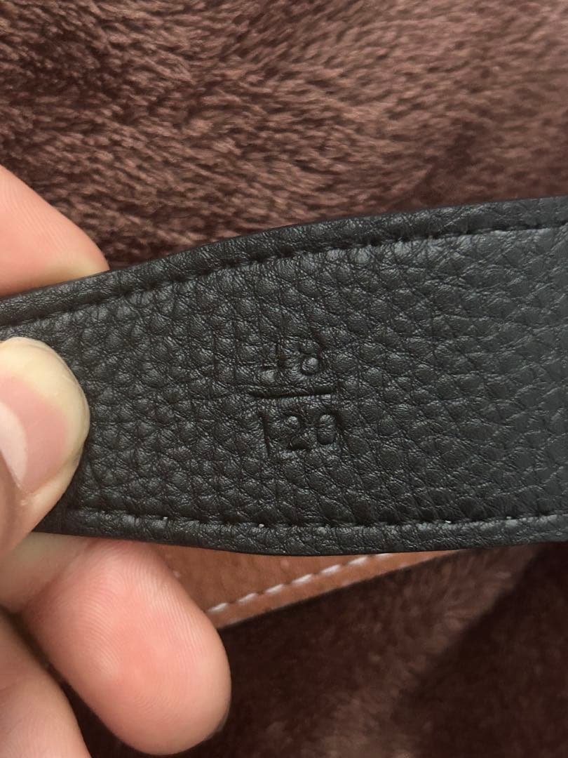 HERMES レザーベルト　48/120
