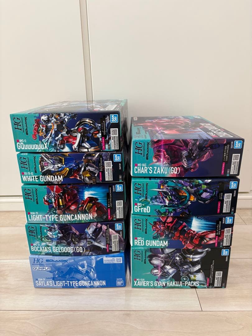 【新品•未組立】ジークアクス系ガンプラ9種セット