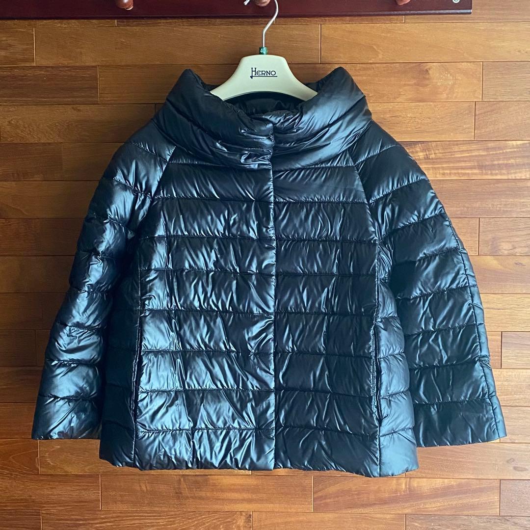 【HERNO】ヘルノ ICONICO ソフィア ダウンジャケット ブラック40