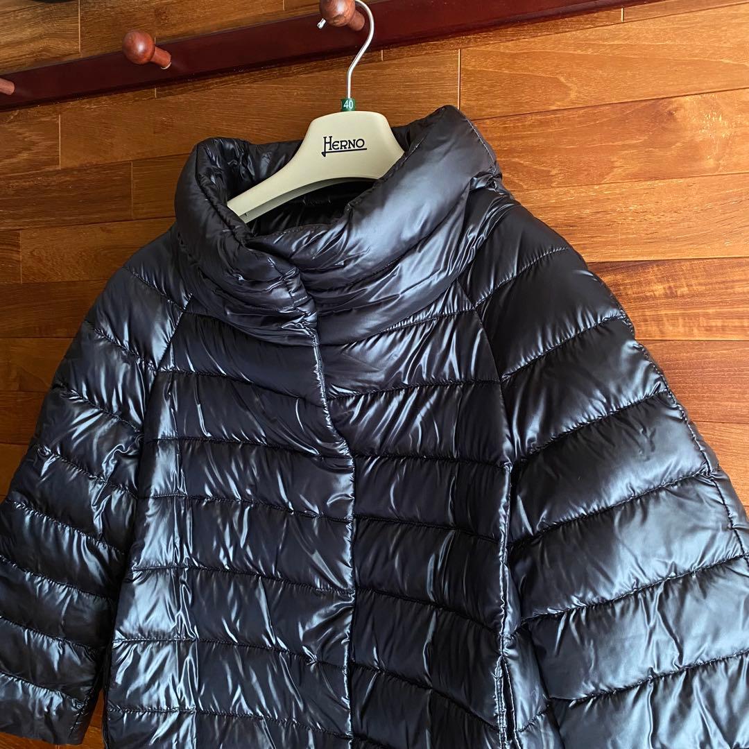 【HERNO】ヘルノ ICONICO ソフィア ダウンジャケット ブラック40