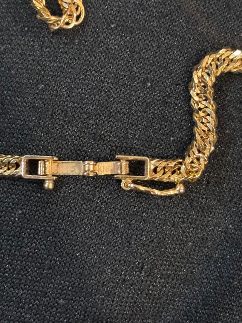 アップル　　K18 トリプル12面喜平ネックレス 50cm