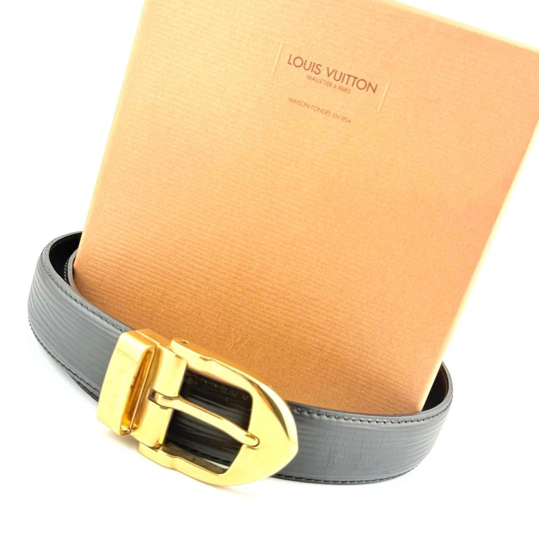 【美品】　ルイヴィトン　エピ　サンチュールクラシック　ベルト　黒