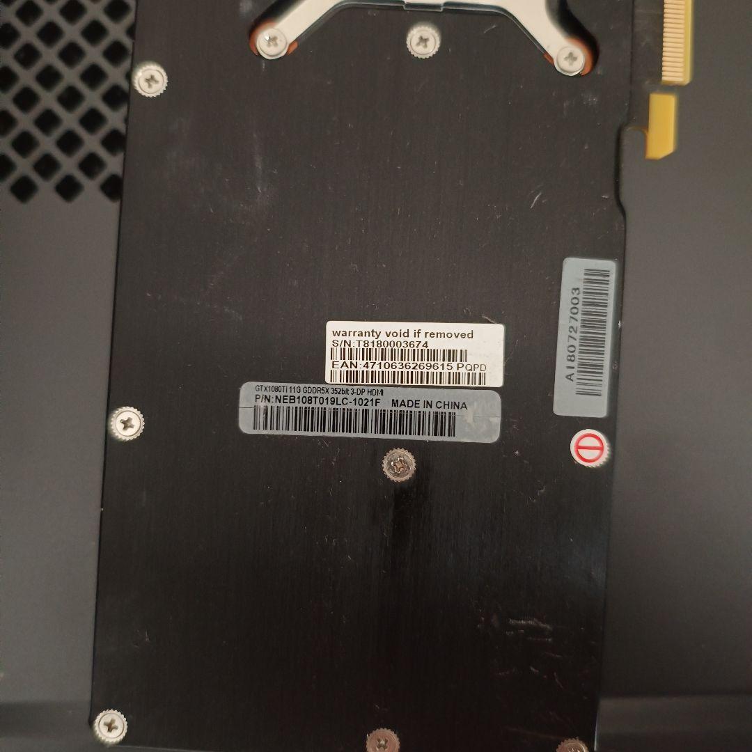 グラフィックボード・グラボ・ビデオカード GTX1080Ti11G