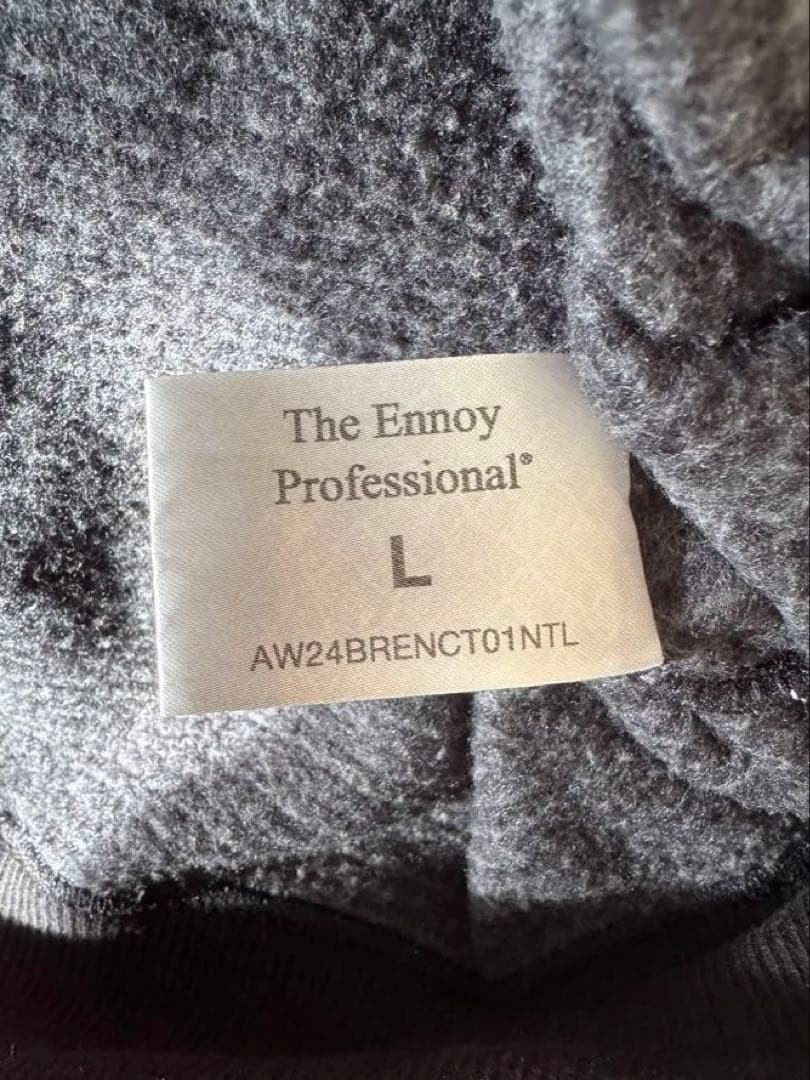 【完売】ENNOY Border Crew Neck Sweat