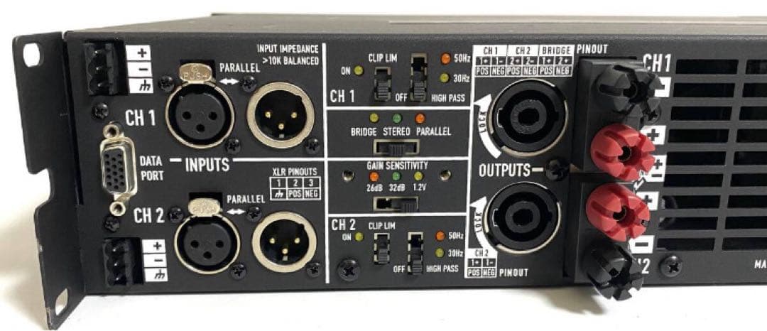 QSC PL380 パワーアンプ PAアンプ Power Amplifier ⑥