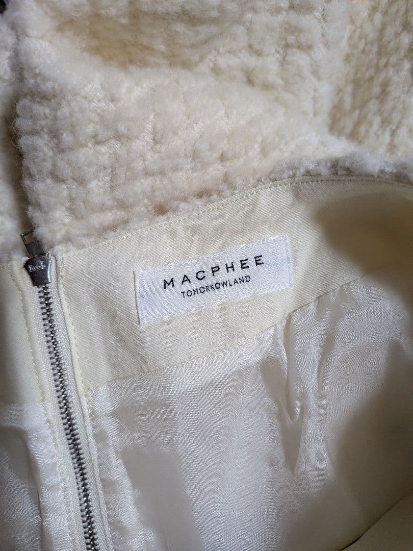 MACPHEE フラッフィー Iラインミディスカート TOMORROWLAND