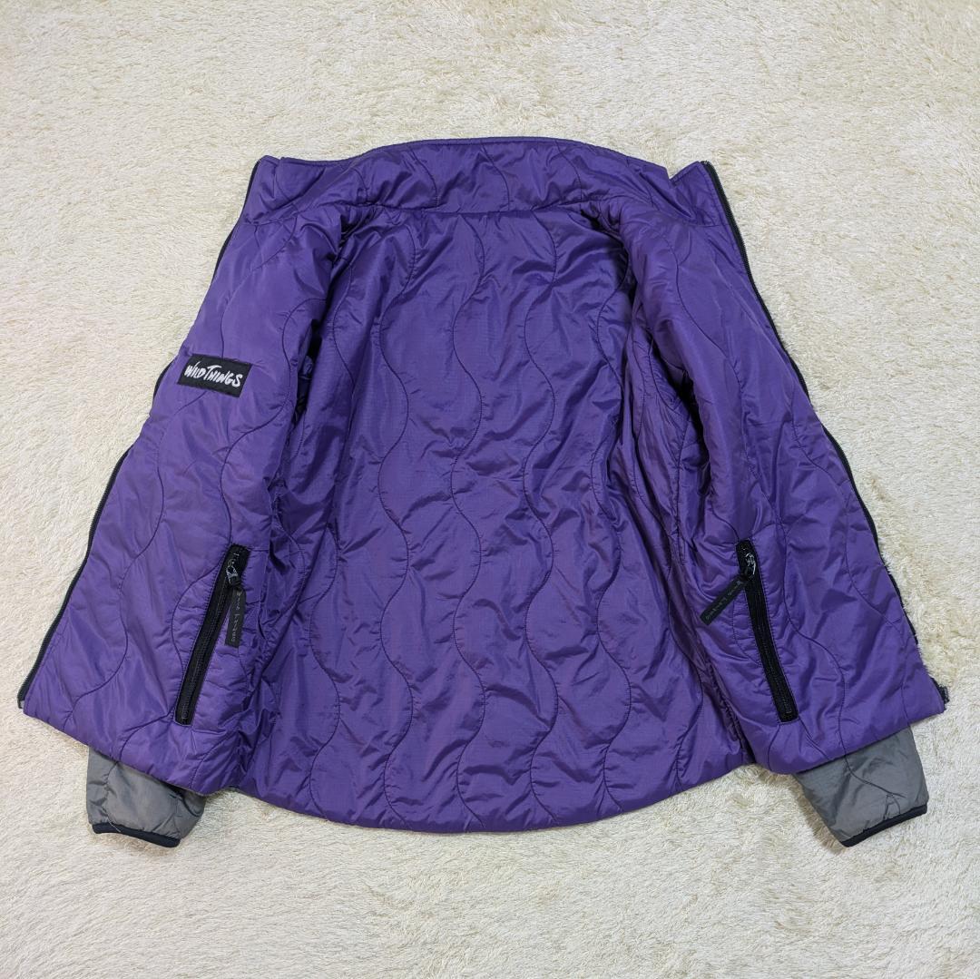 【USA】 WILD THINGS リバーシブル 紫×グレー S
